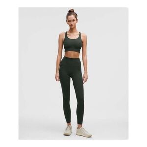 💚NEW💚LULULEMON FOREST GREEN HIGH WAIST LEGGINGS SIZE 2